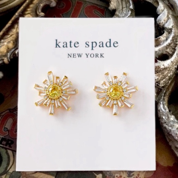 KATE SPADE • Sunny Crystal Earrings - Picture 4 of 4